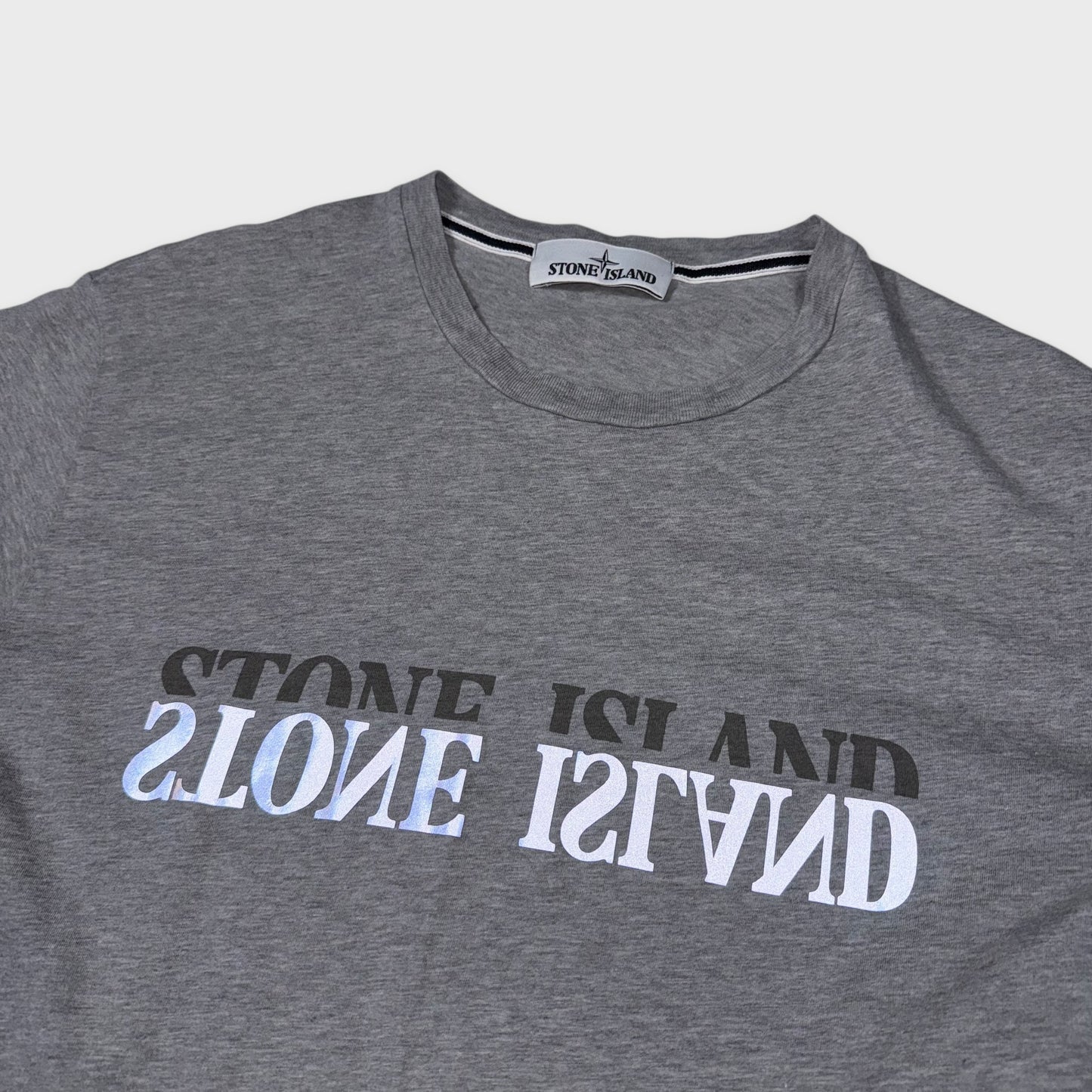 Stone Island Grey Reflective T-Shirt M