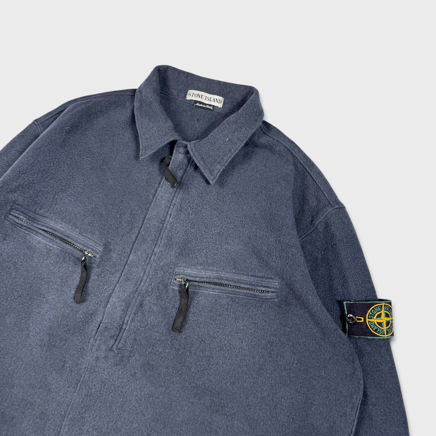 Stone Island AW1998 Wool Pullover Overshirt XL