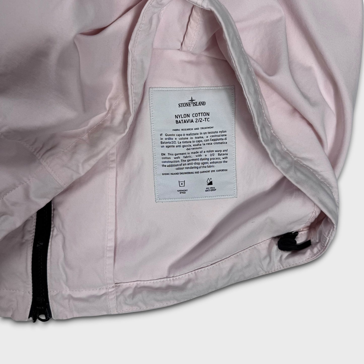 Stone Island Soft Pink Batavia Cotton 2C Jacket S