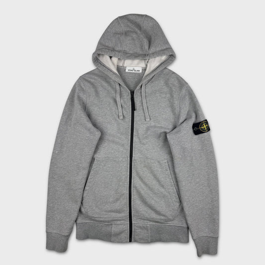 Stone Island Grey Full Zip Hoodie M