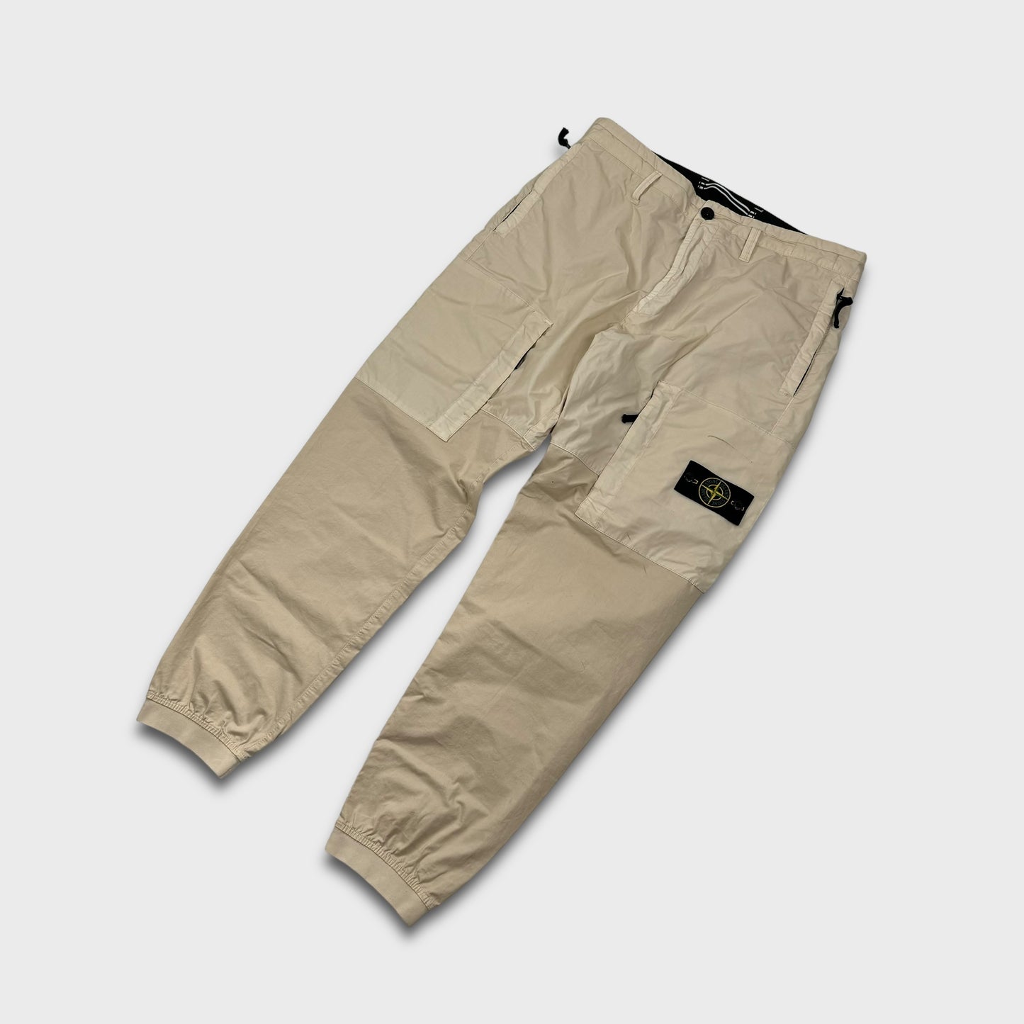 Stone Island Mussola Gomatta / Cotton Cargo Pants W34