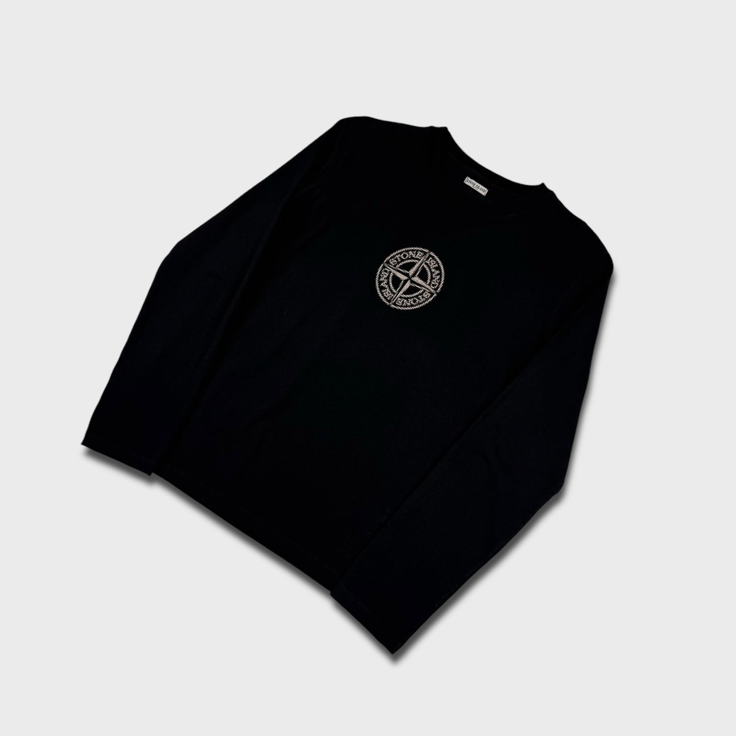 Stone Island Blur Logo Compass Longsleeve T-Shirt M