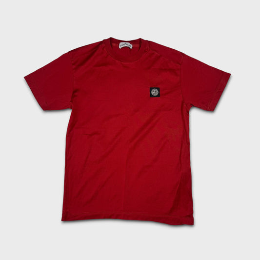 Stone Island Red Compass Logo T-Shirt M