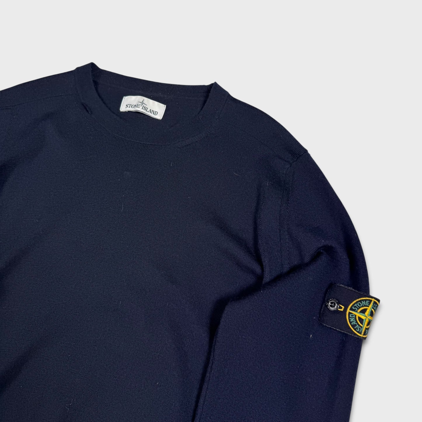 Stone Island Navy Lightweight Knit L