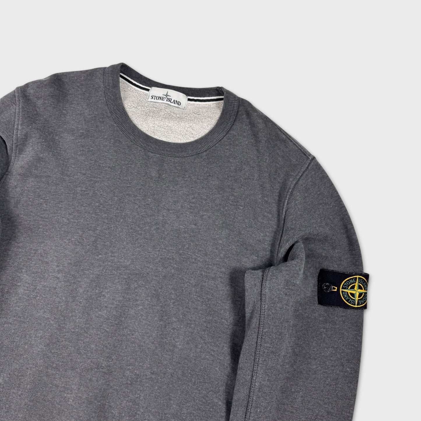 Stone Island Charcoal Crewneck Sweatshirt L