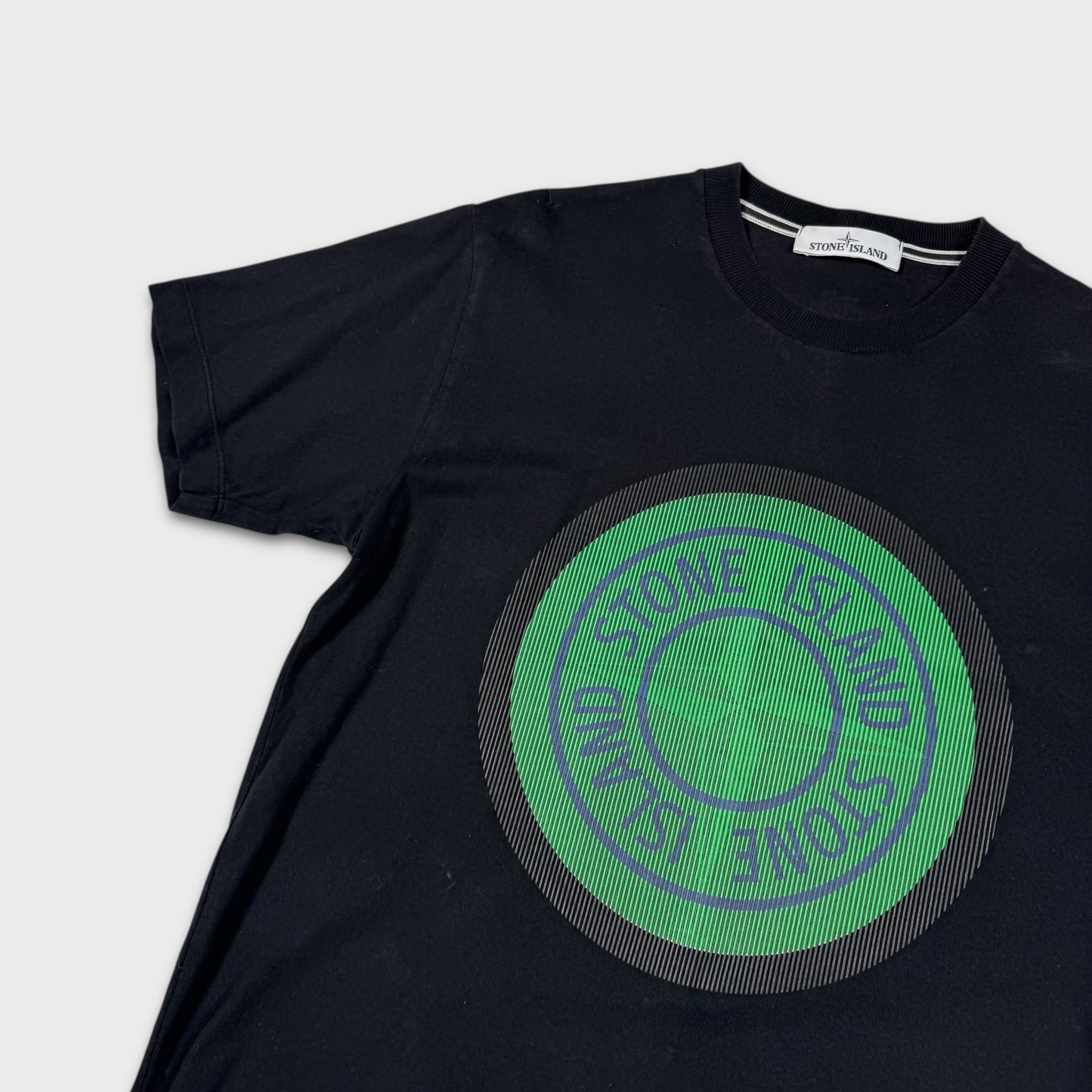 Stone Island Black Compass Graphic T-Shirt M