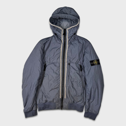 Stone Island Avio Blue Garment Dyed Crinkle Reps Jacket M