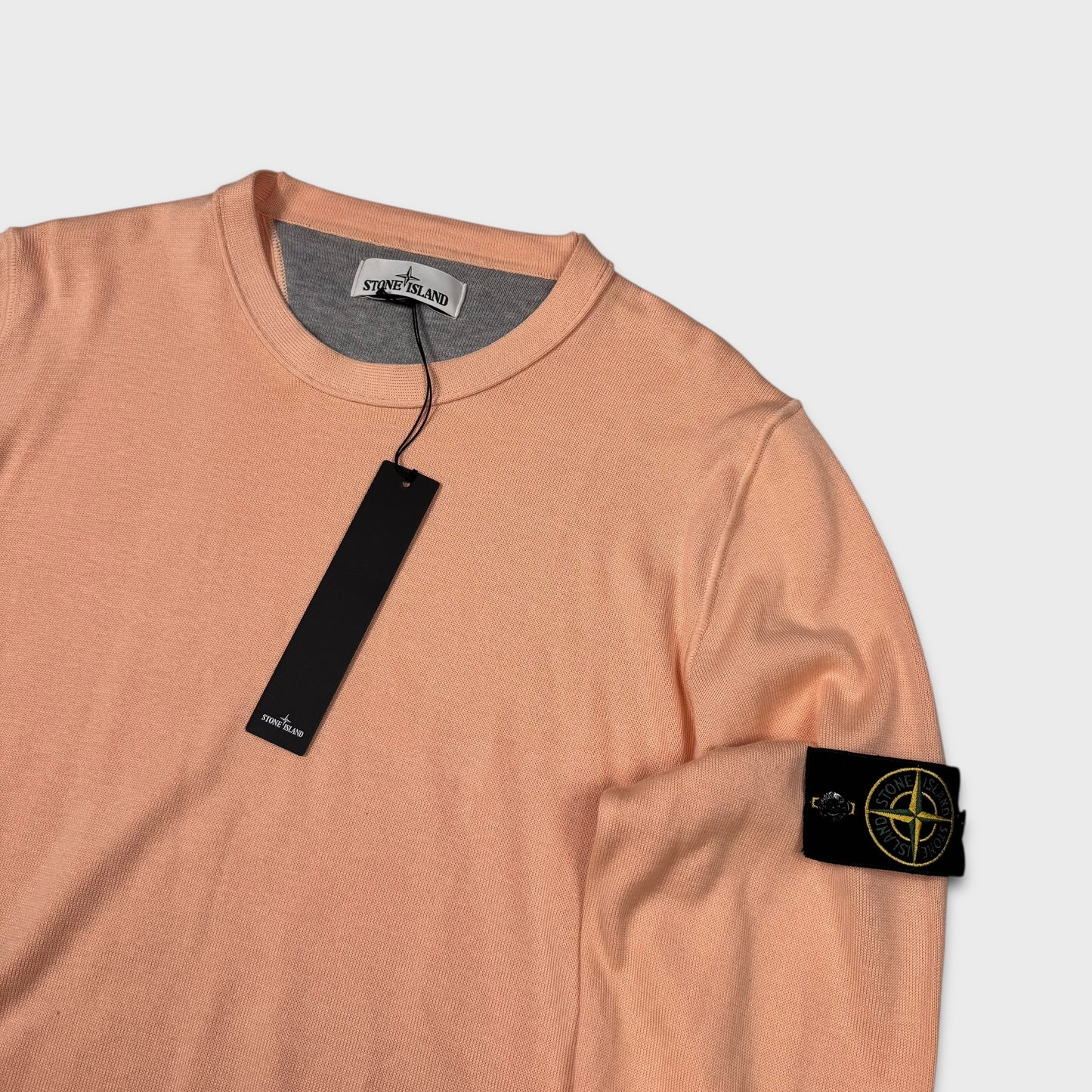 Stone Island Peach Knit Jumper BNWT XL