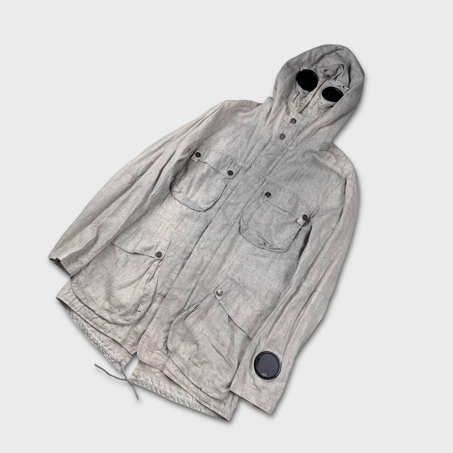 CP Company LinoFlax ‘08 Fishtail Parka Explorer Jacket L