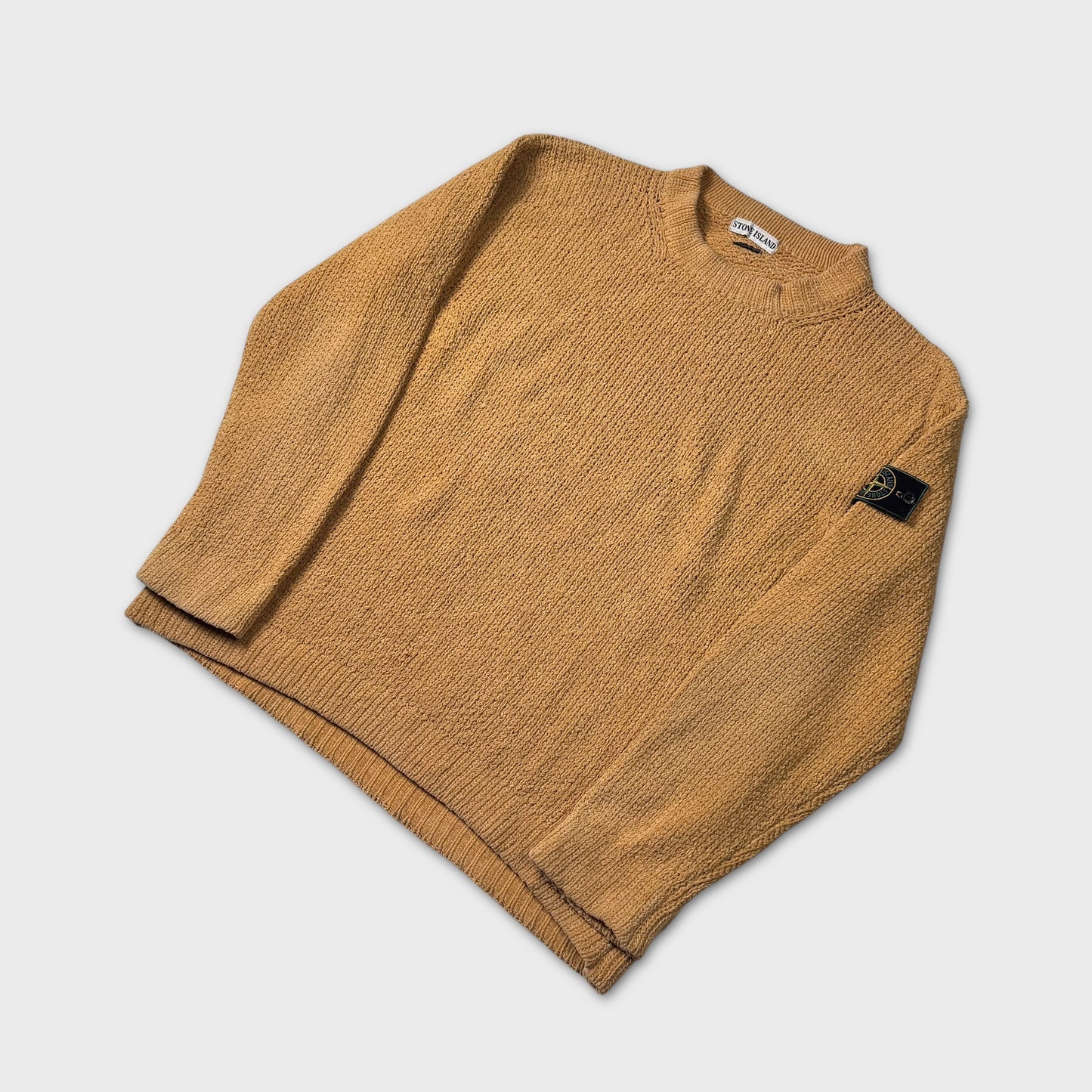 Stone Island AW1997 Green Edge Chunky Knit XL