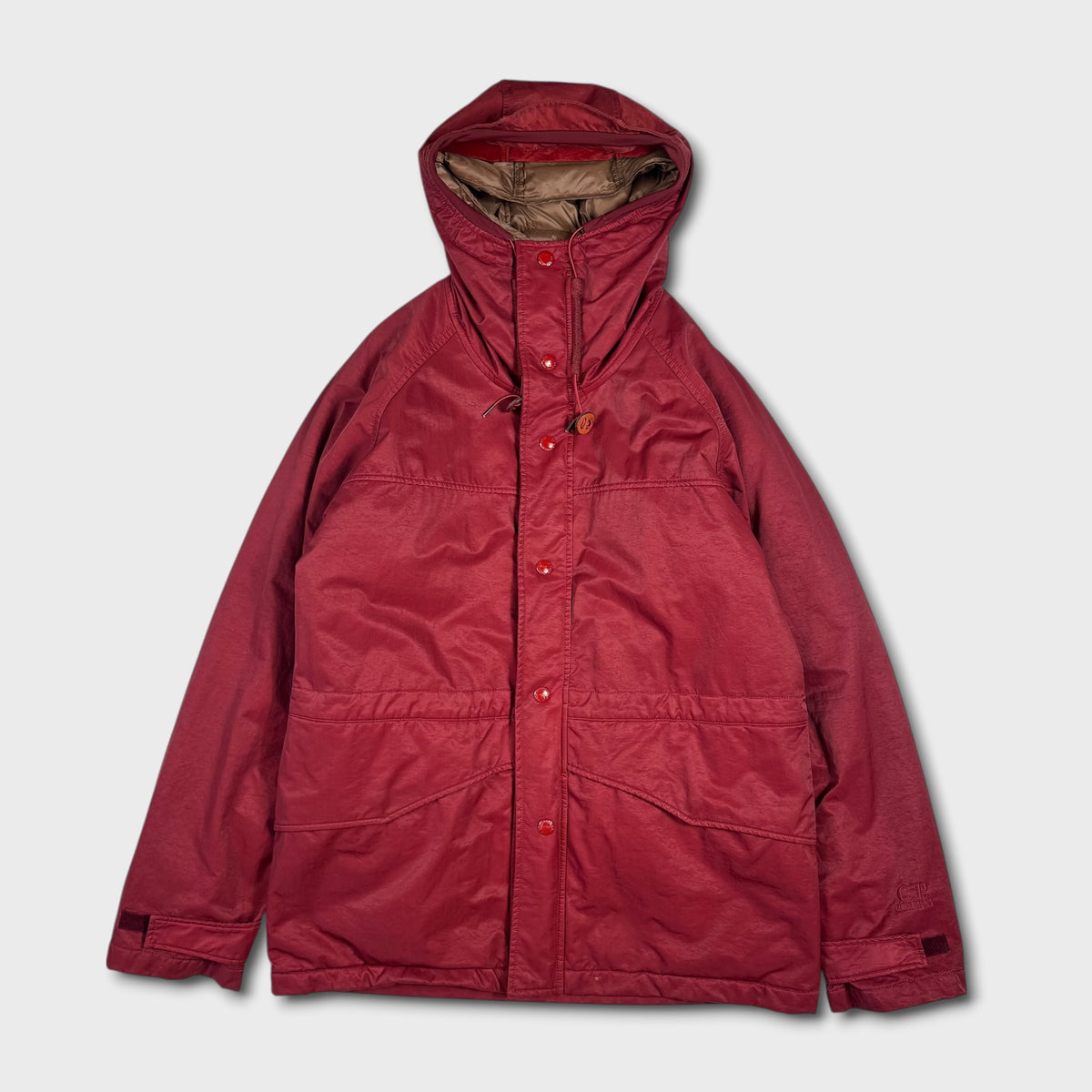 CP Company Velour Parka Jacket w/ Inner Down Liner M
