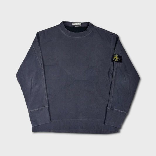 Stone Island Ribbed Cotton Crewneck M