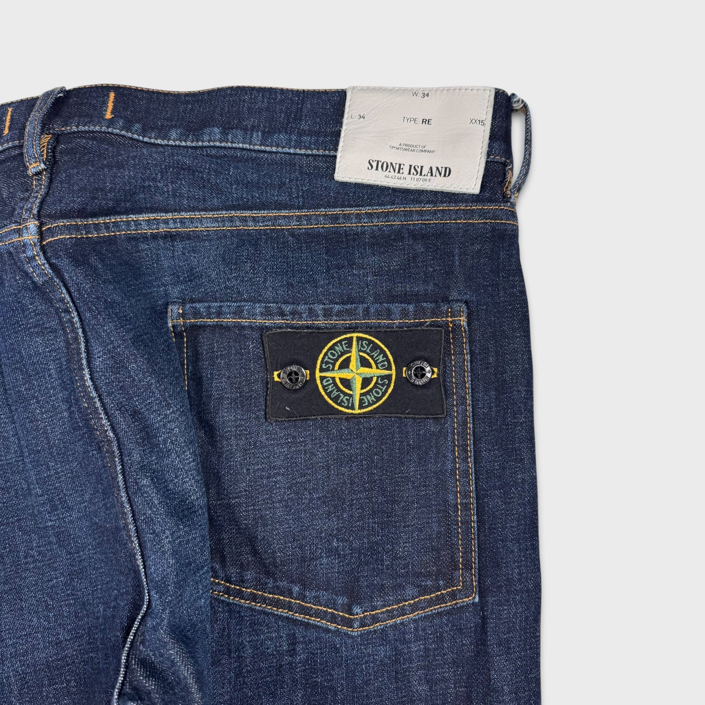 Stone Island Dark Blue Denim Jeans W34