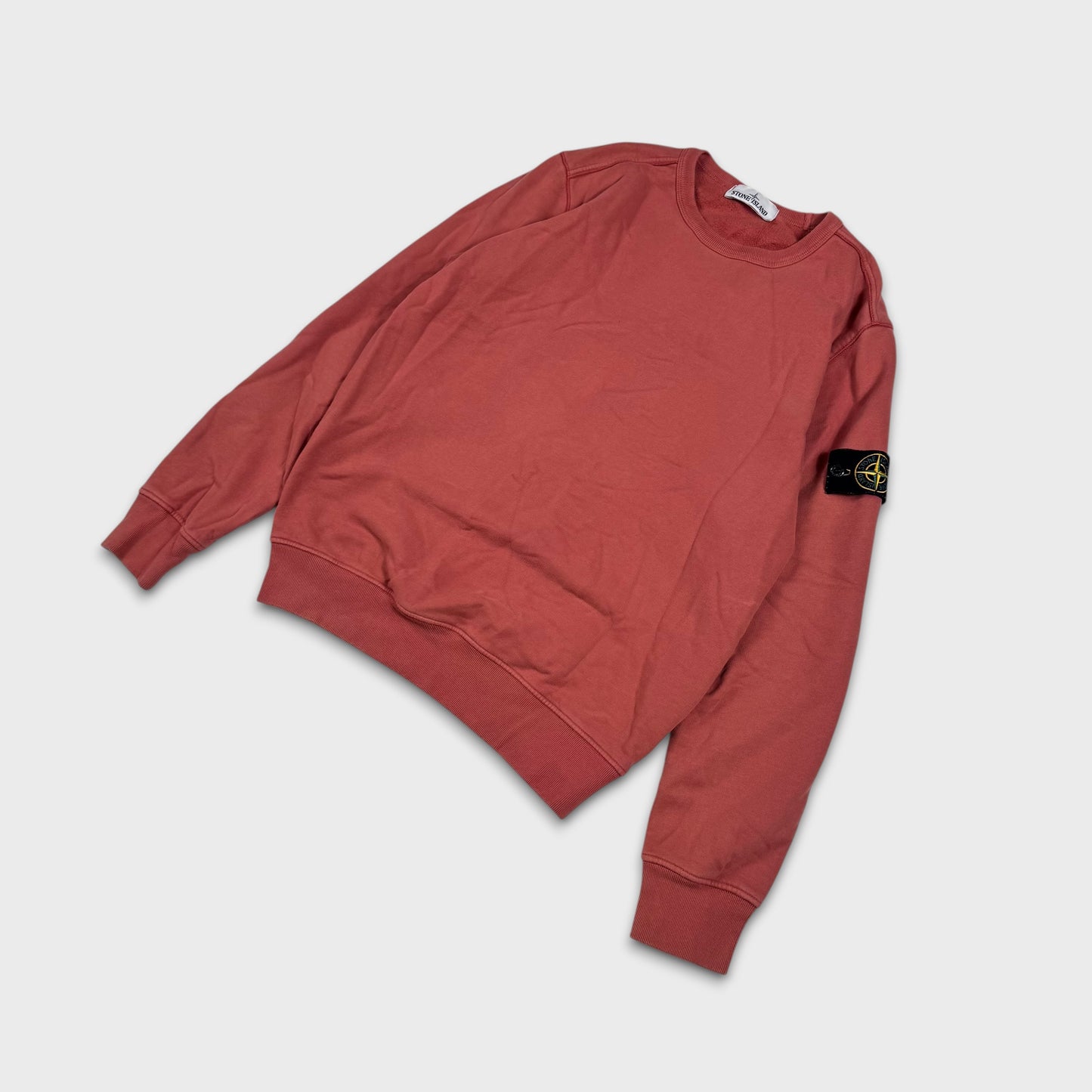Stone Island Rust Crewneck Sweatshirt M