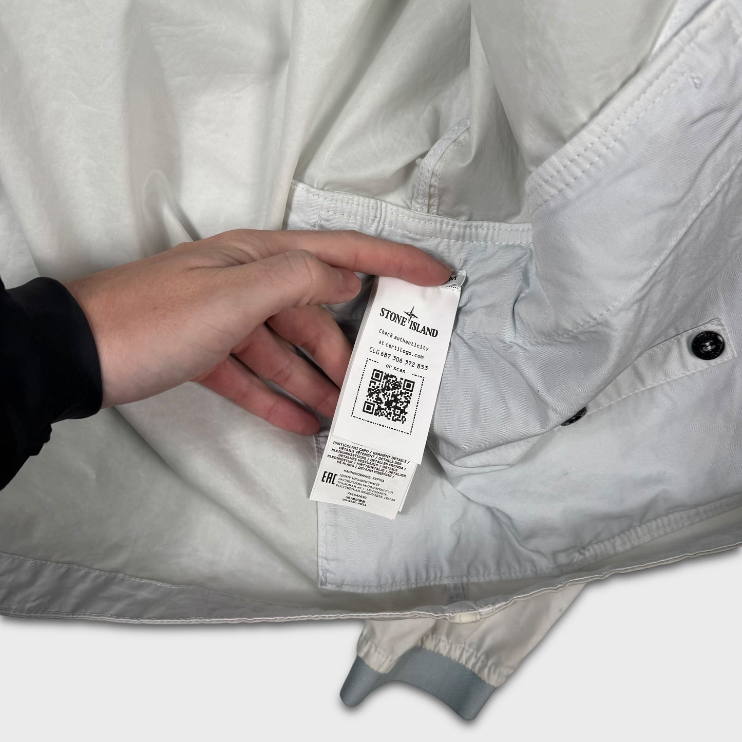 Stone Island Aggressive Gommato Hooded Jacket M