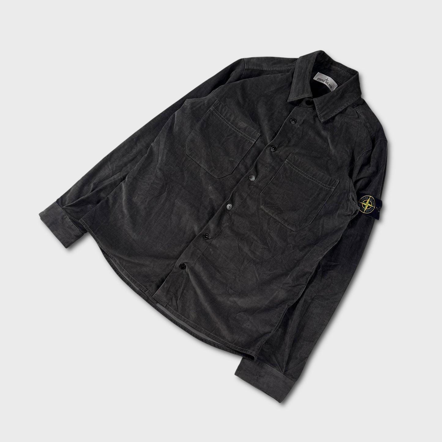 Stone Island Fine Corduroy Badge Overshirt M