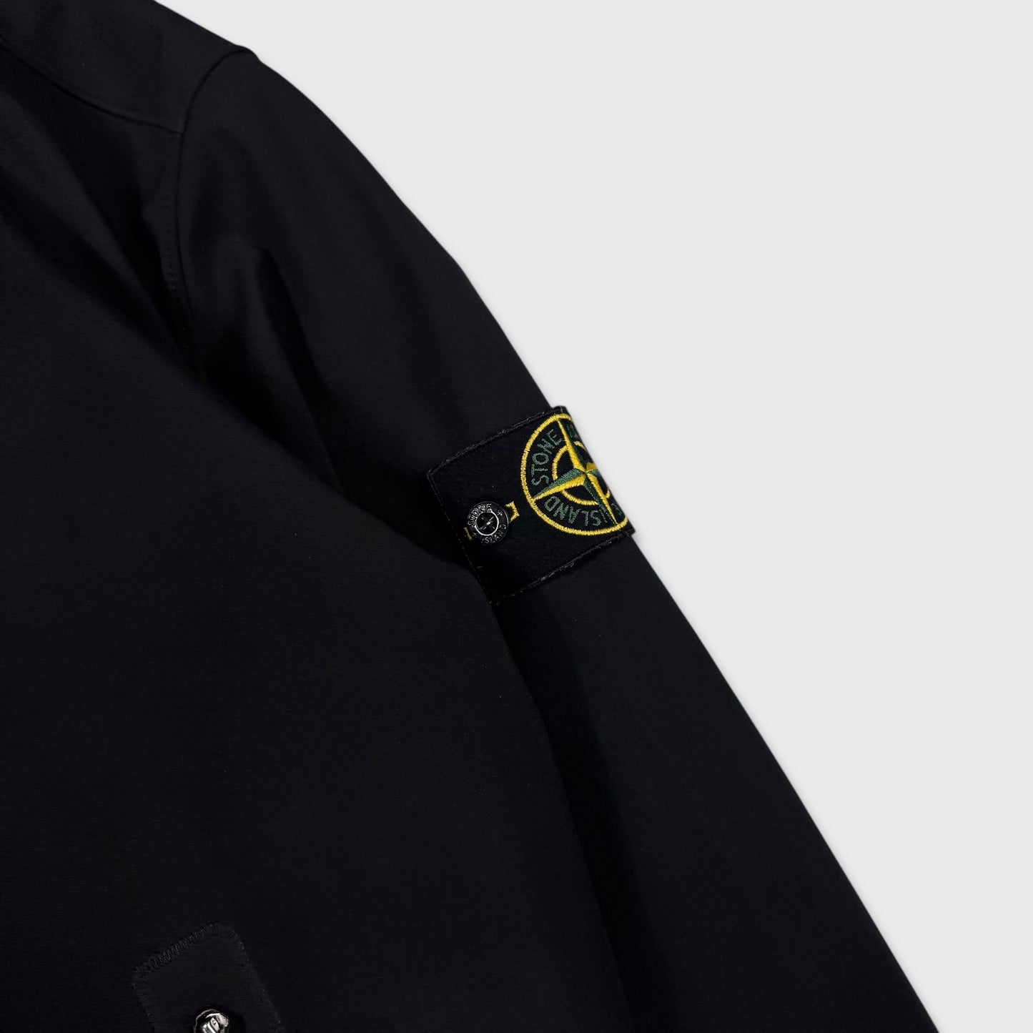 Stone Island Black Soft Shell-R Jacket L