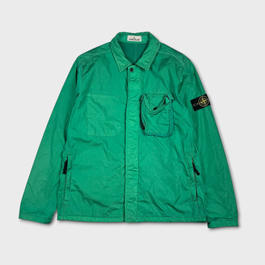 Stone Island Emerald Flock Velour Jacket XL