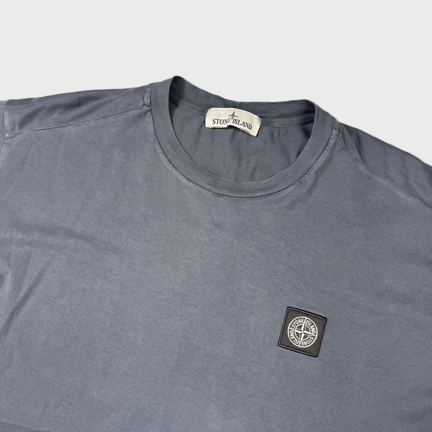 Stone Island Avio Grey Compass T-Shirt XL