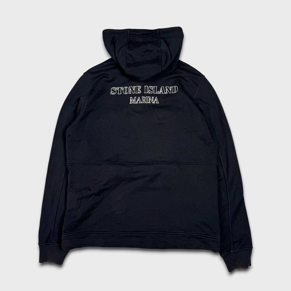 Stone Island Black Marina Hoodie M