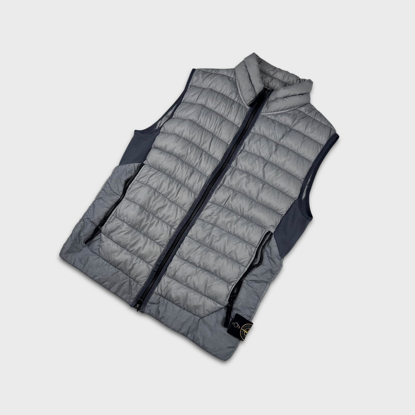 Stone Island Garment Dyed Micro Yarn Down Gilet L