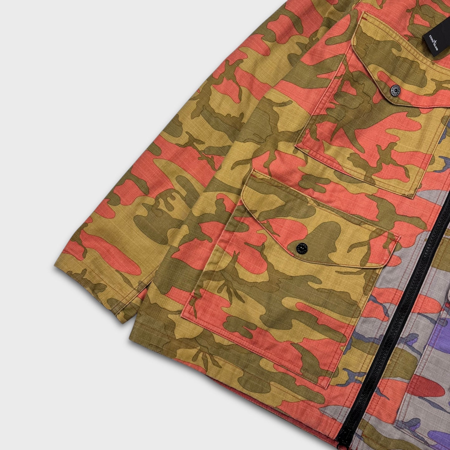 Stone Island Heritage Camo Nylon Ripstop Watro Jacket BNWT XL