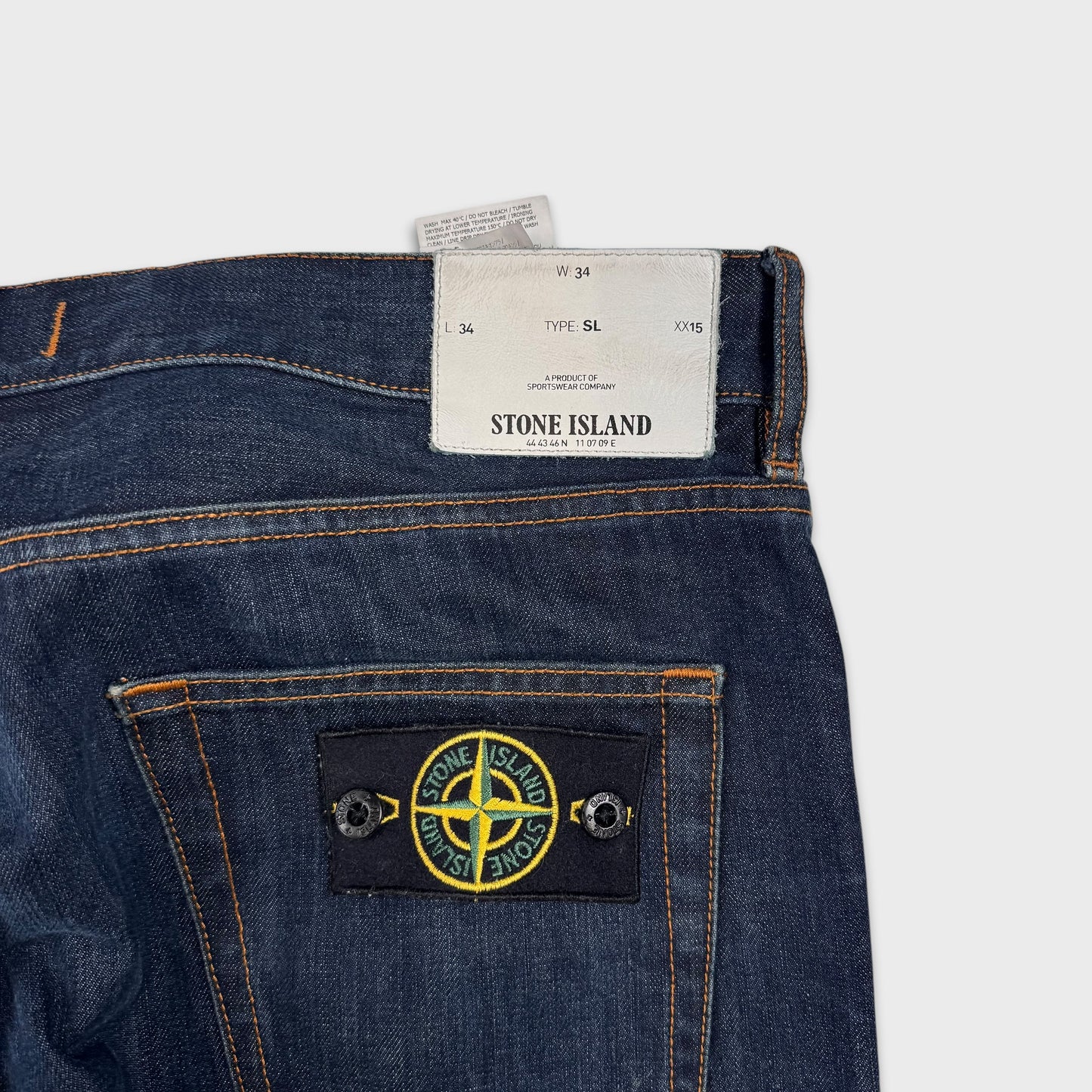 Stone Island Dark Blue Denim Jeans W34