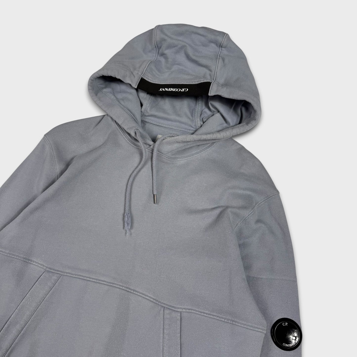 CP Company Steel Blue Lens Hoodie M