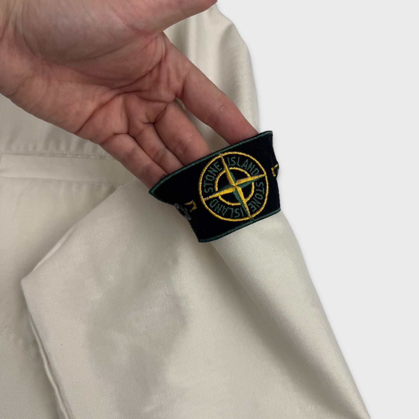 Stone Island 90’s White Coach Jacket L