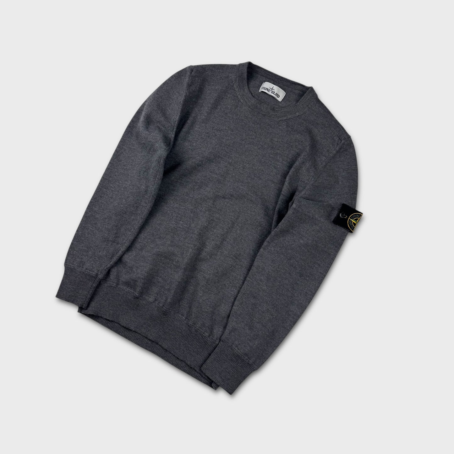 Stone Island Charcoal Knit Jumper S