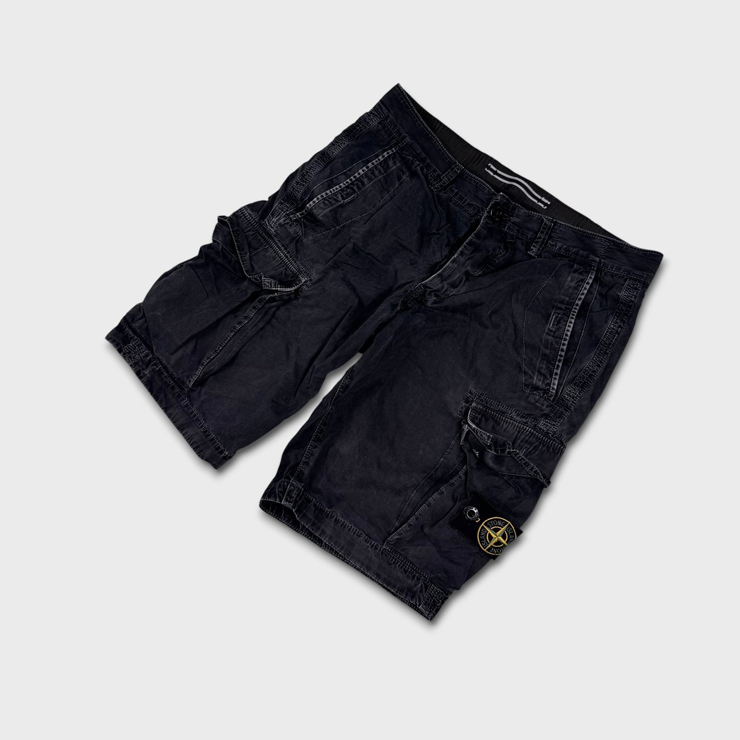 Stone Island Old-Dye Cargo Shorts W30