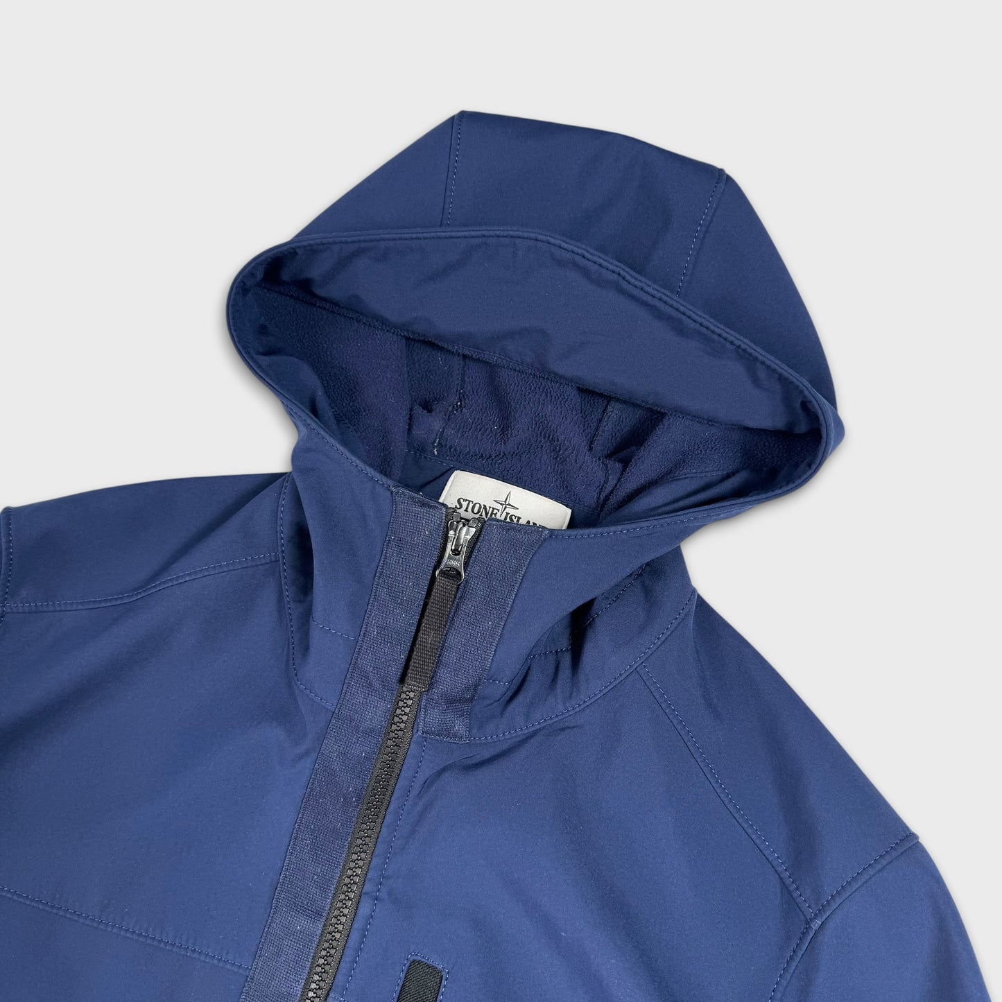 Stone Island Blue Soft Shell Jacket M