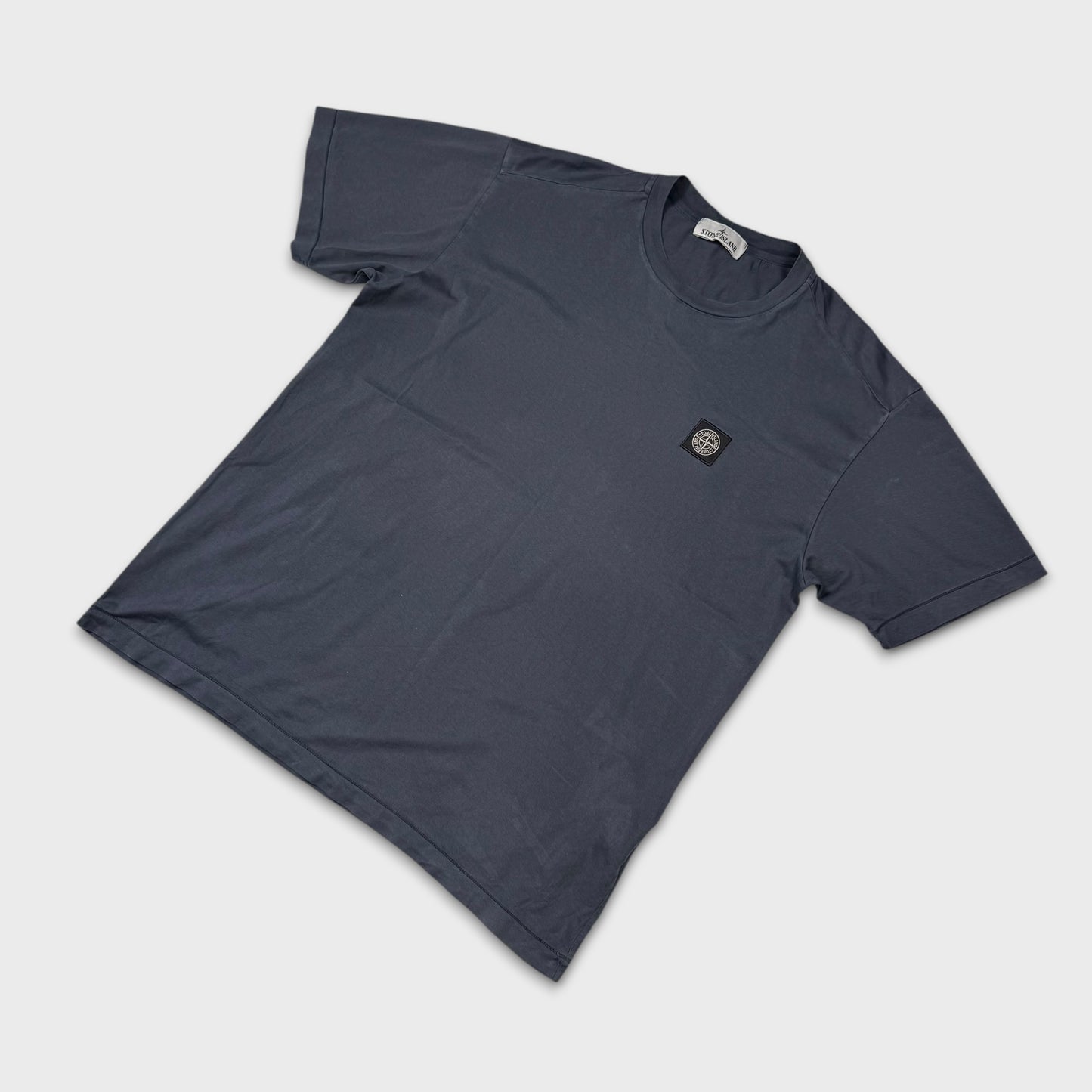 Stone Island Avio Grey Compass T-Shirt XL