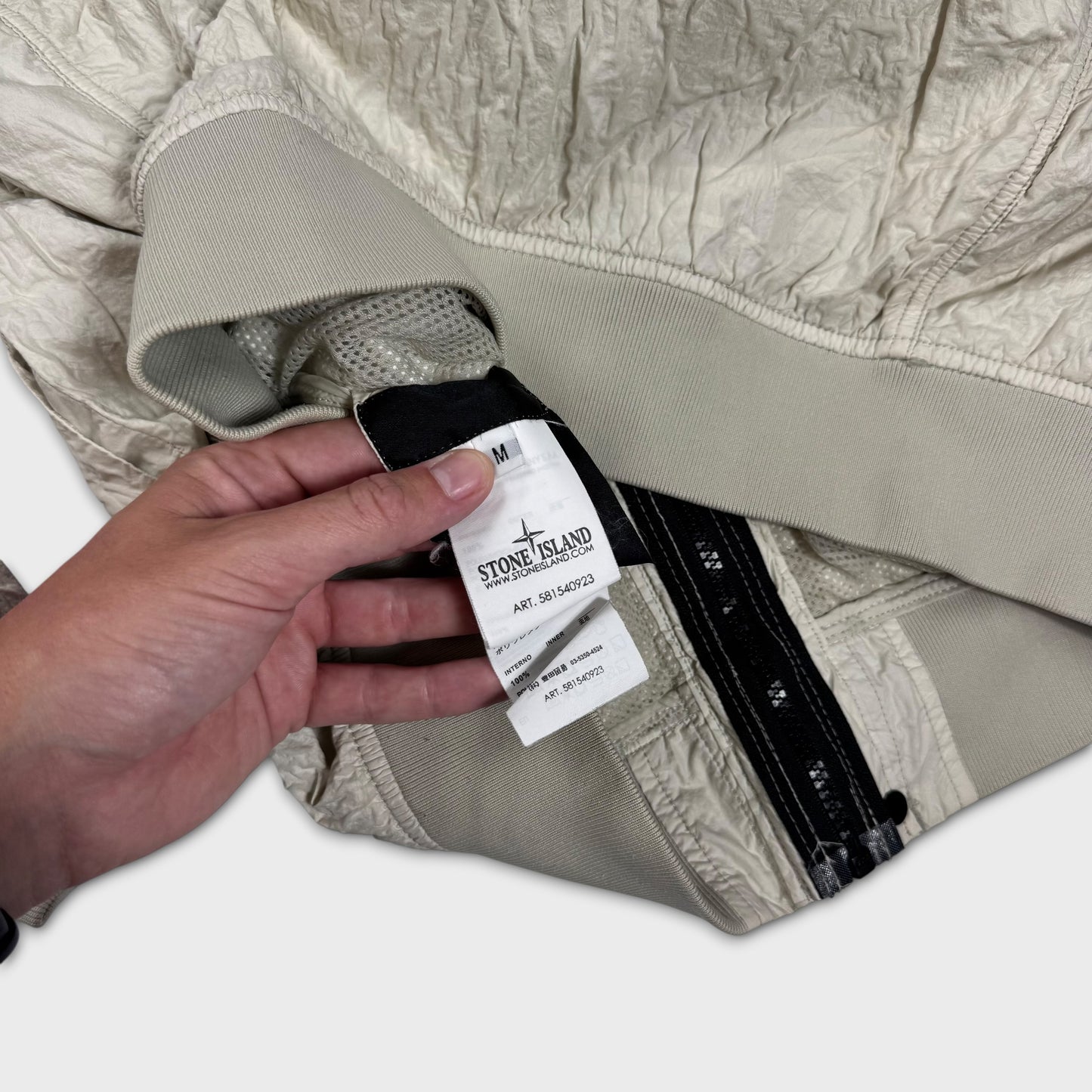 Stone Island Crinkle Effect Membrana TC Jacket M