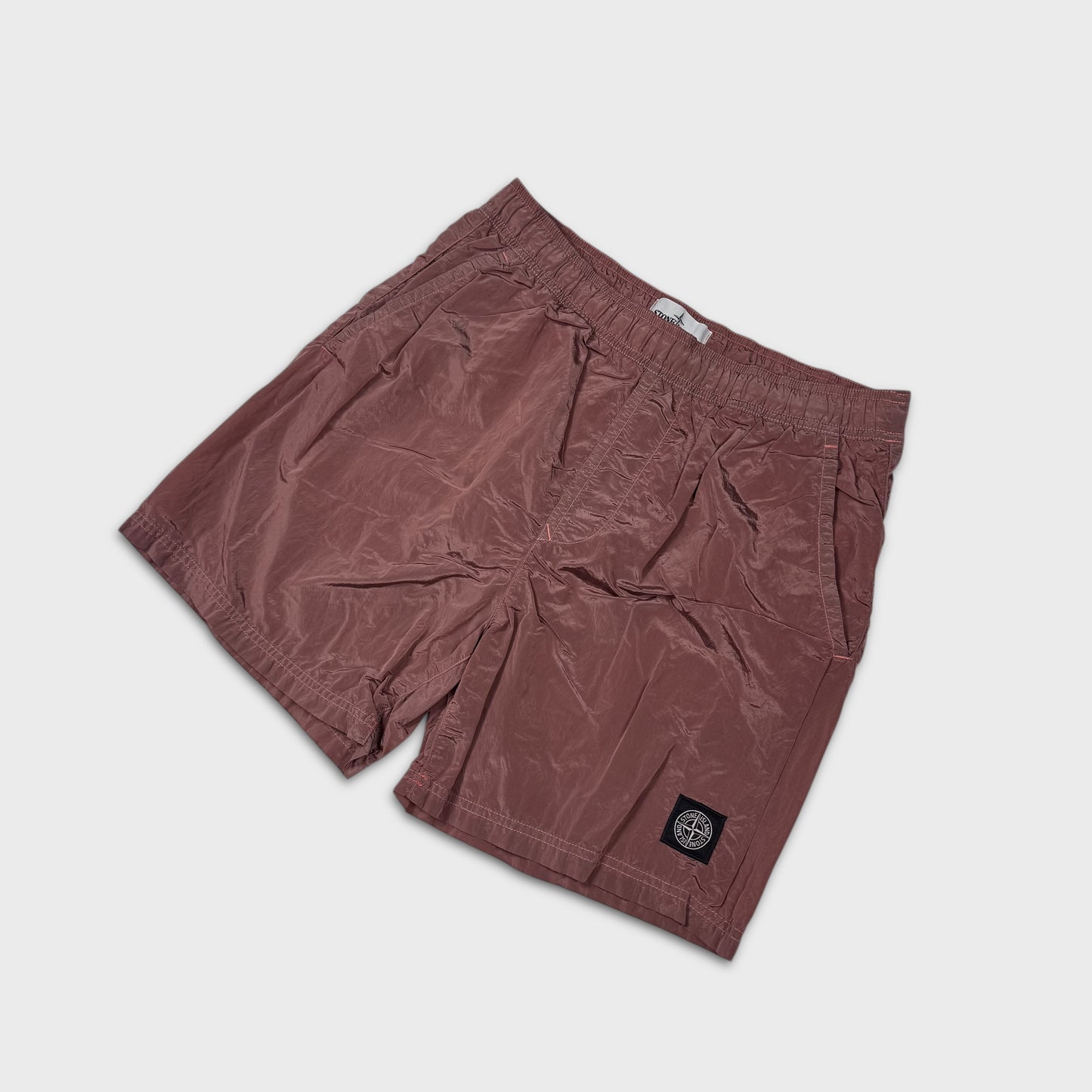 Stone Island Rust Nylon Metal Shorts M