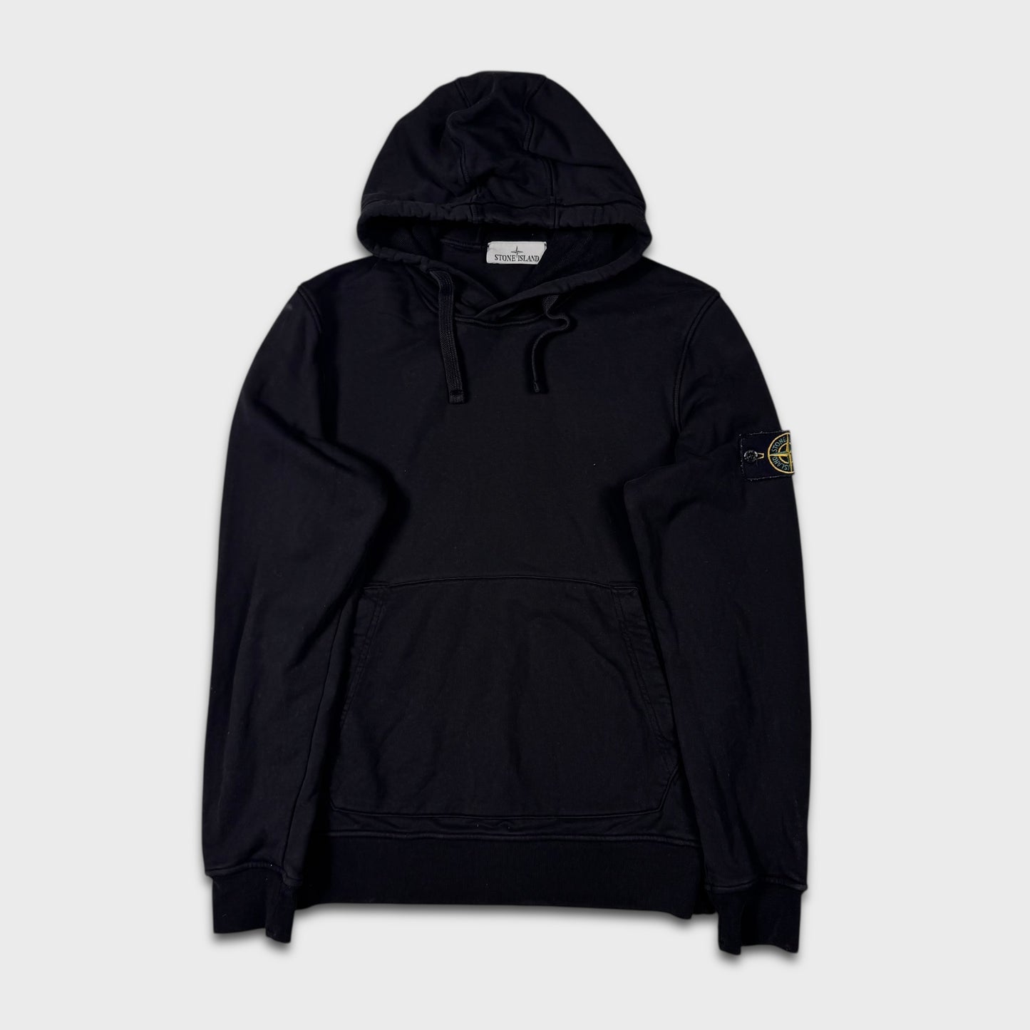 Stone Island Black Pullover Hoodie M