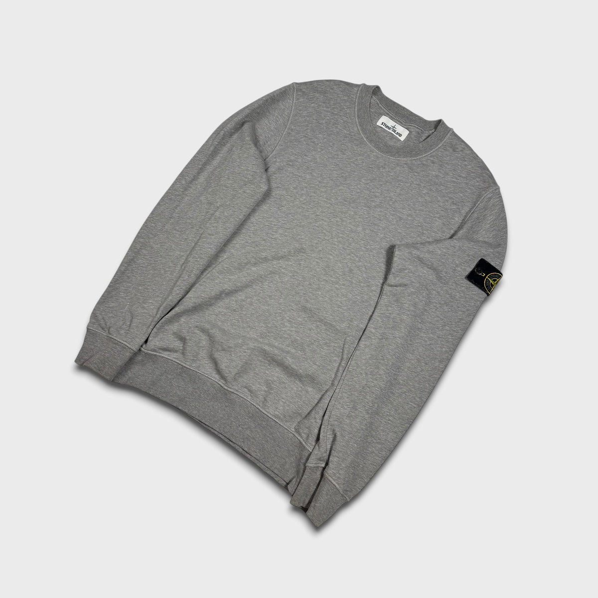 Stone Island Grey Crewneck Sweatshirt M