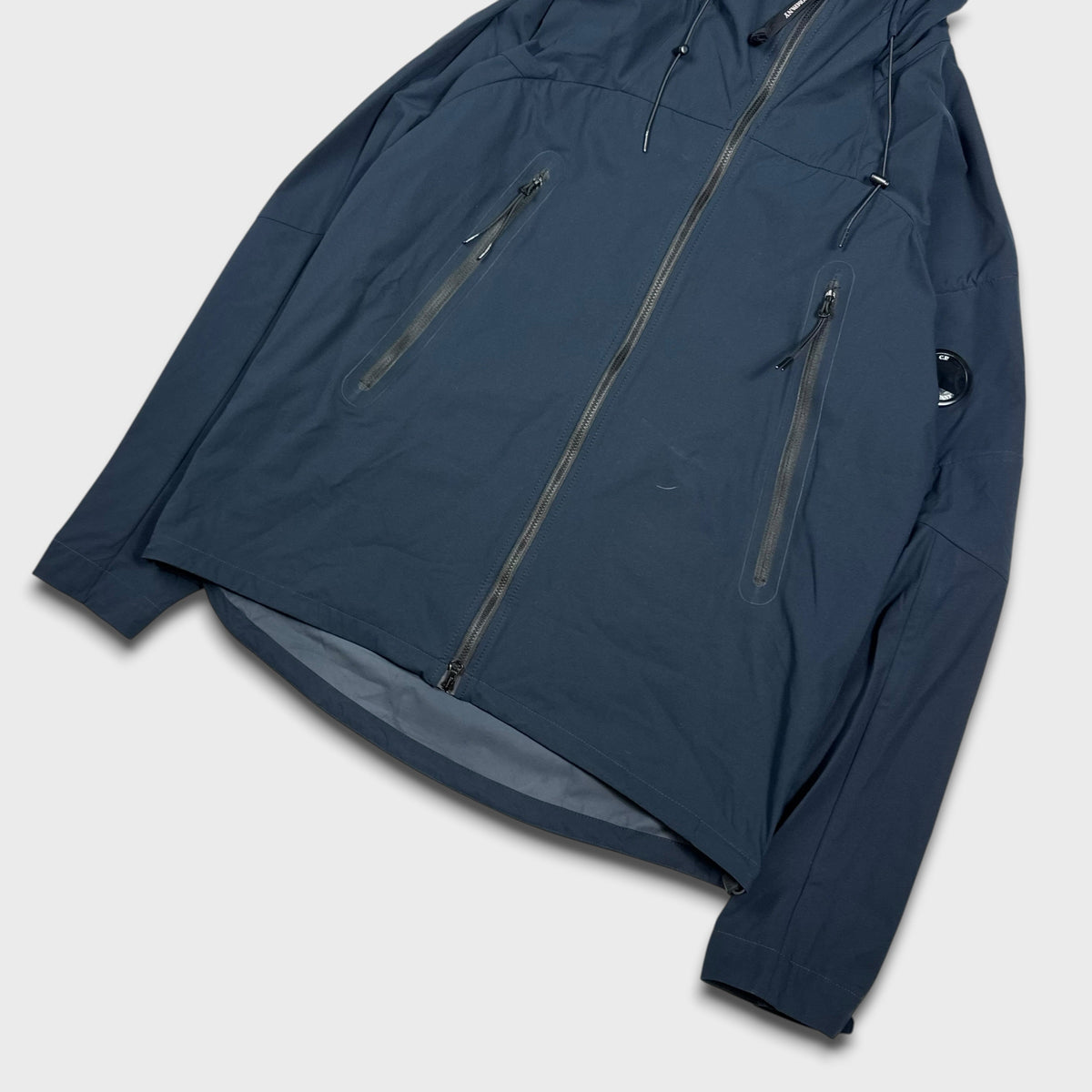 CP Company Navy Pro-Tek Hooded Lens Jacket XL