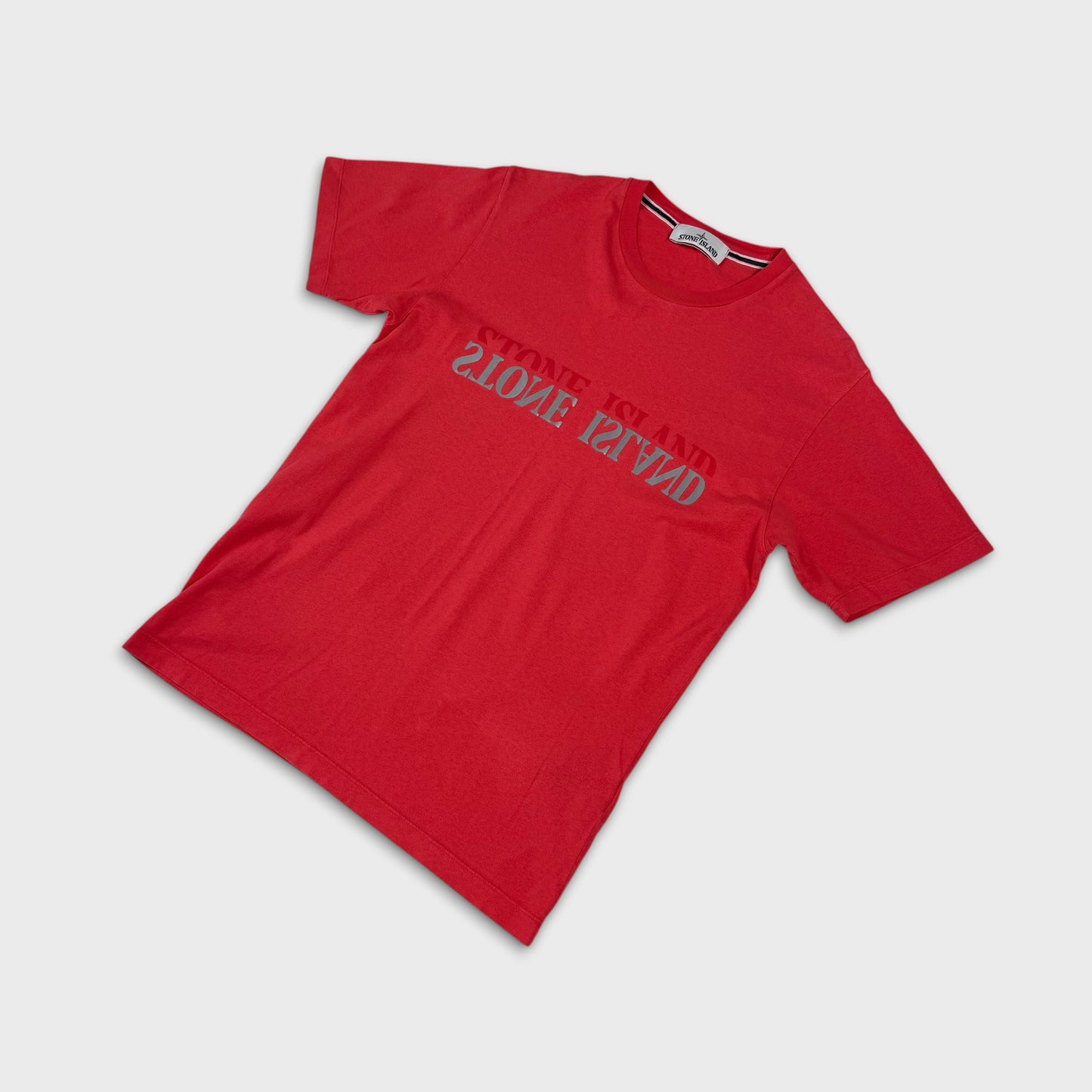 Stone Island Red Reflective T-Shirt S