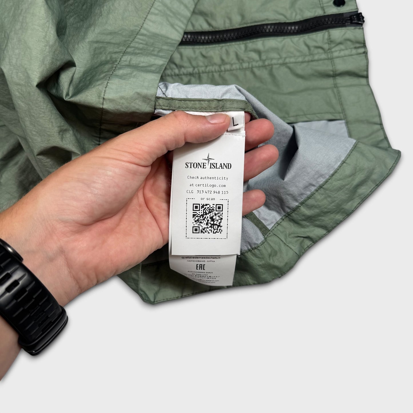 Stone Island 2026 Membrana 3L TC Jacket L