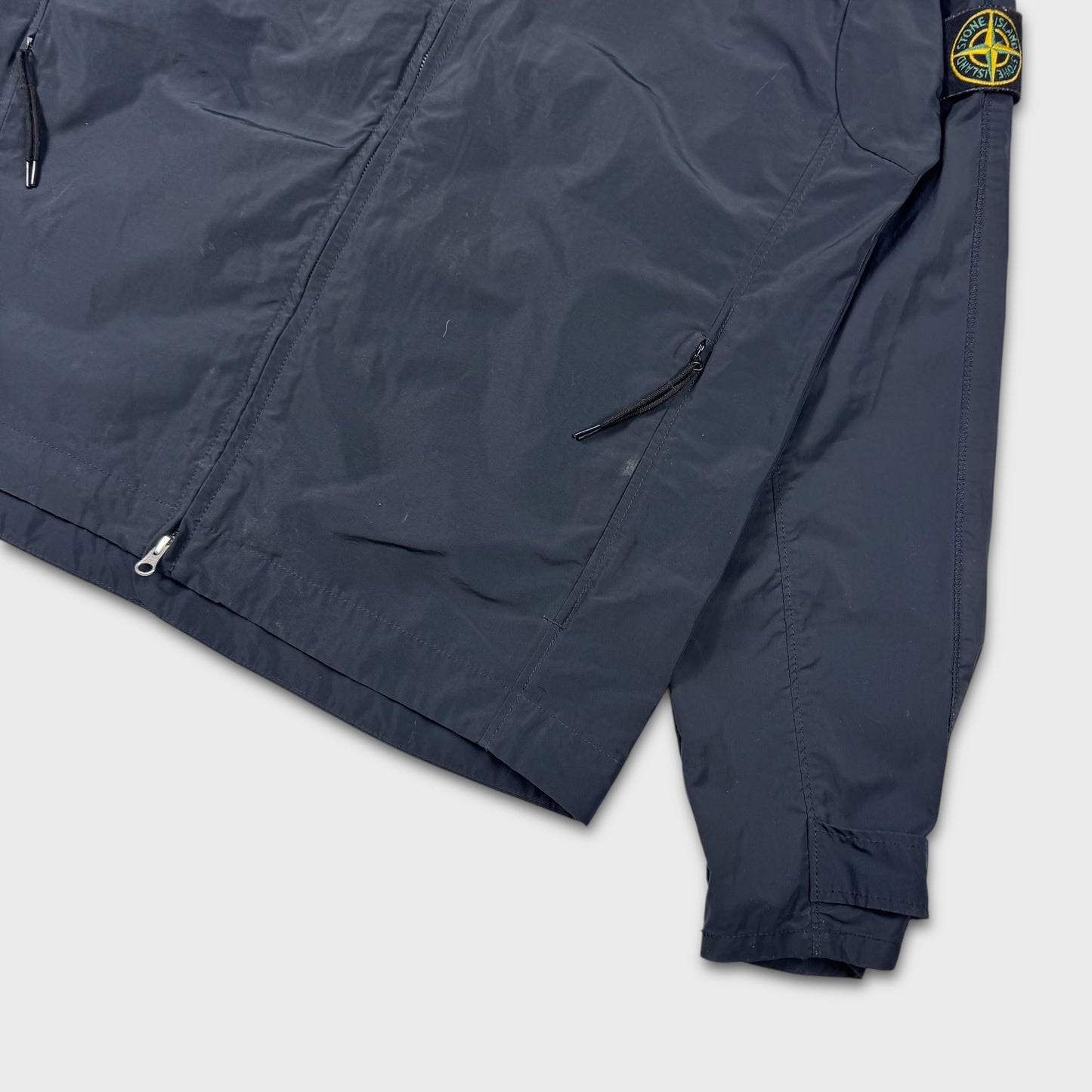 Stone Island Black Weather Resistant Micro Reps Jacket M