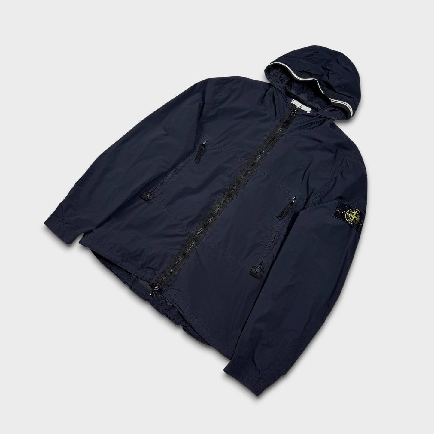 Stone Island Navy Skin Touch Nylon TC Jacket L