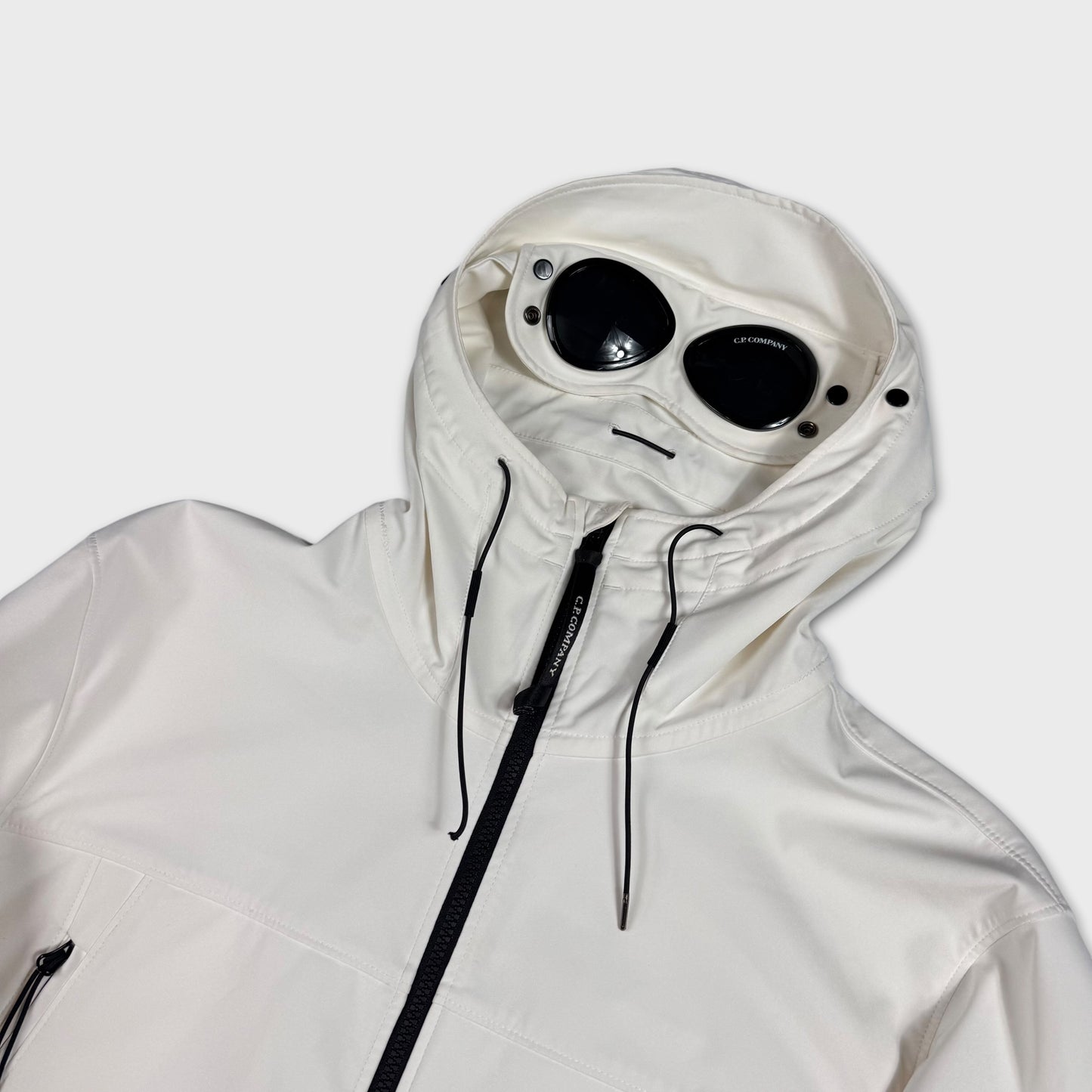 CP Company White Shell-R Hooded Jacket 3XL