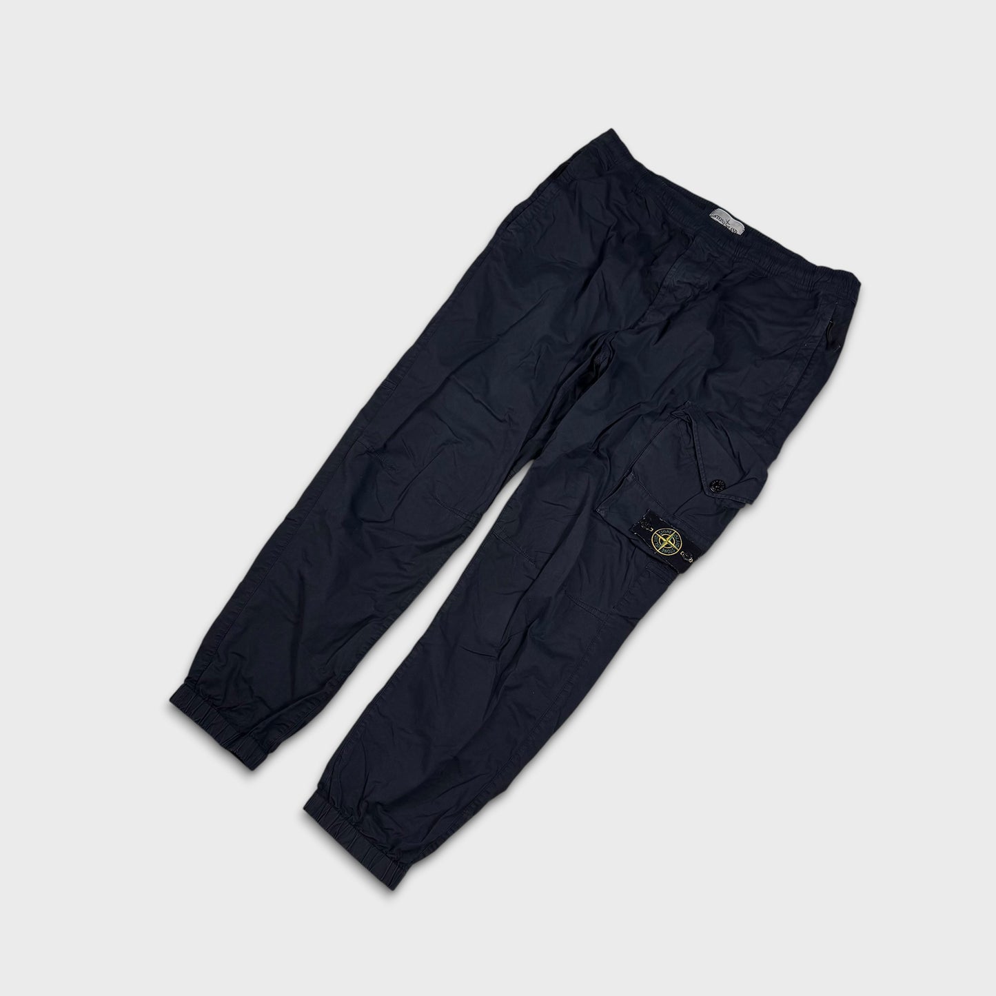 Stone Island Navy Tela Cargo Pants W36