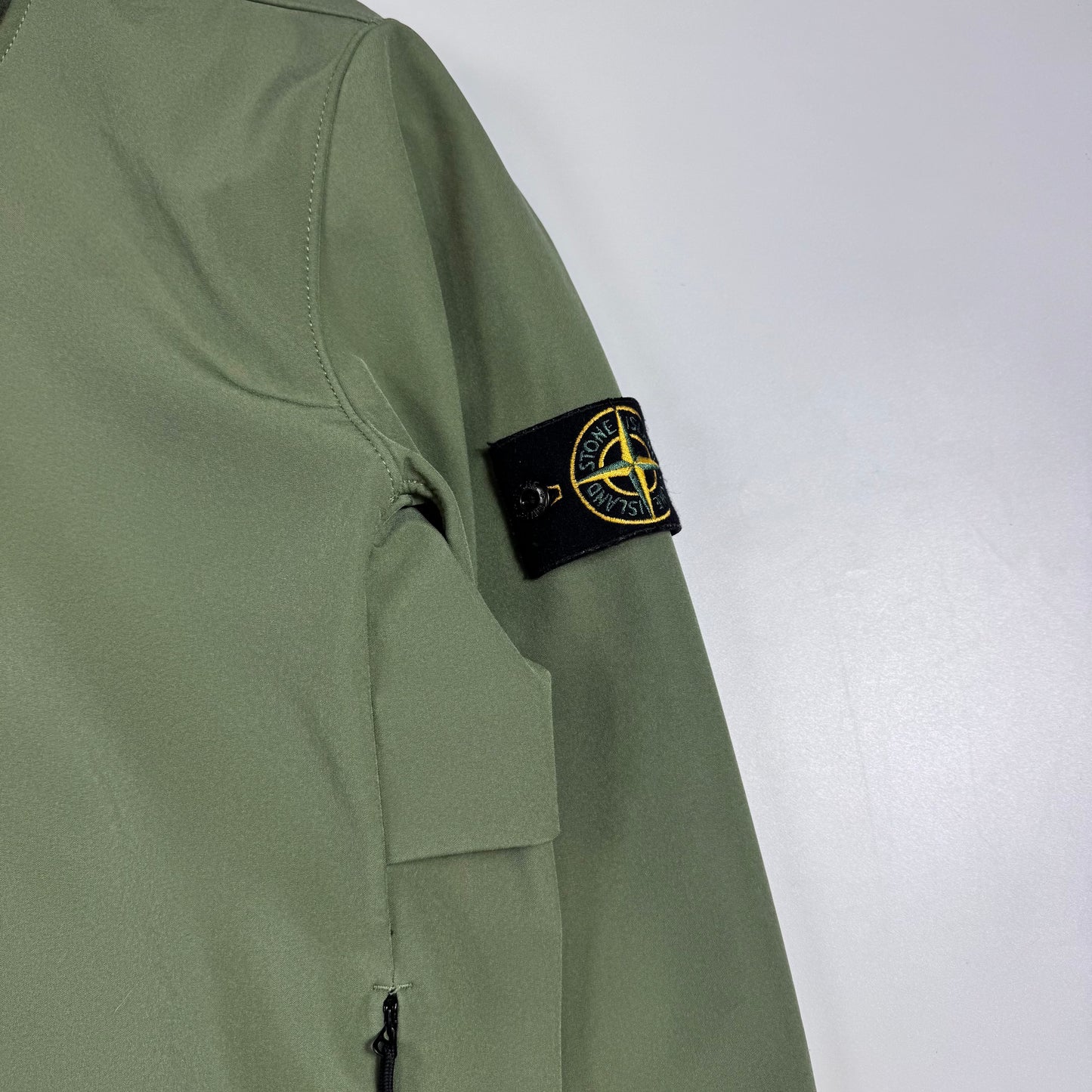 Stone Island Olive Green Soft Shell Jacket M
