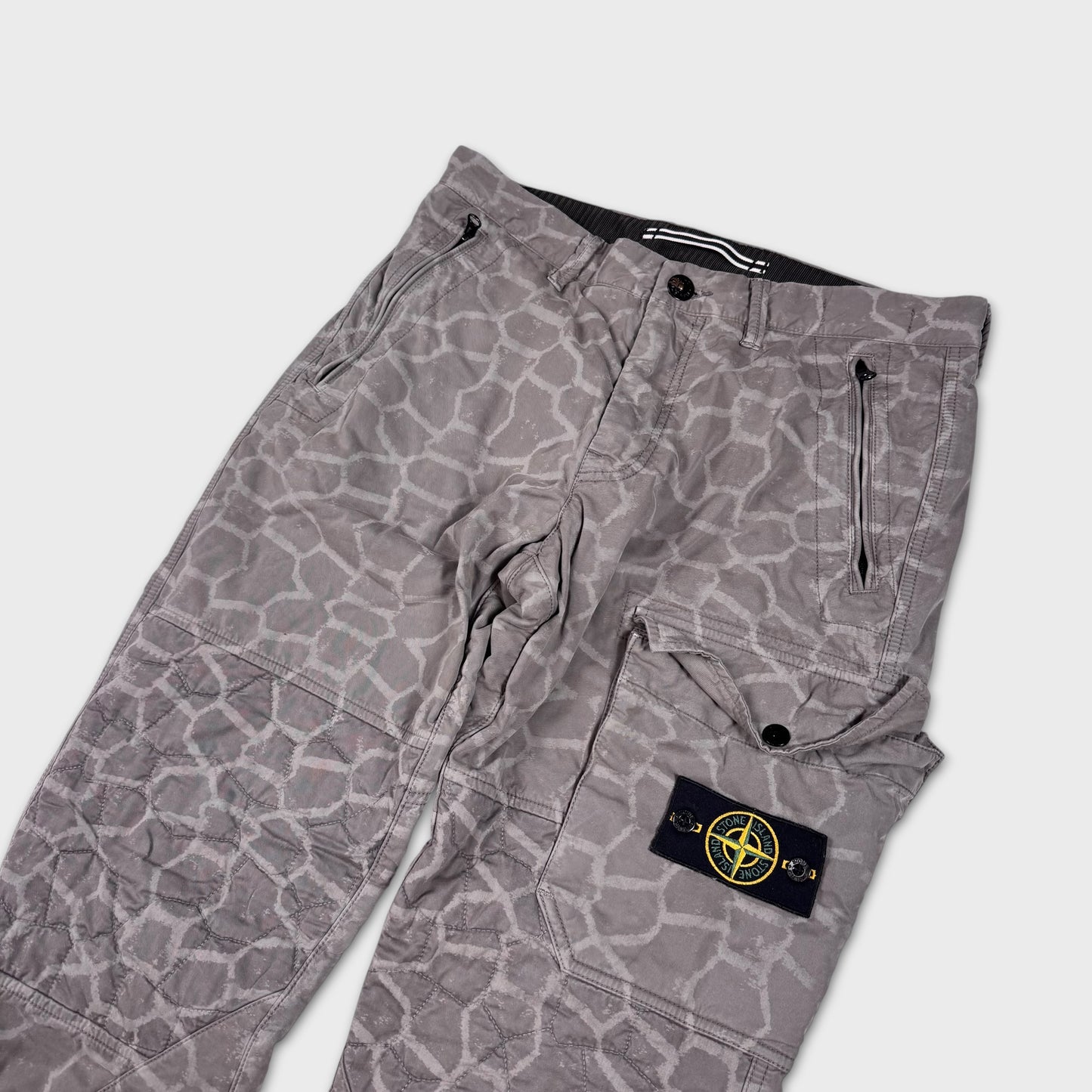 Stone Island Camo Print Cargo Pants W31