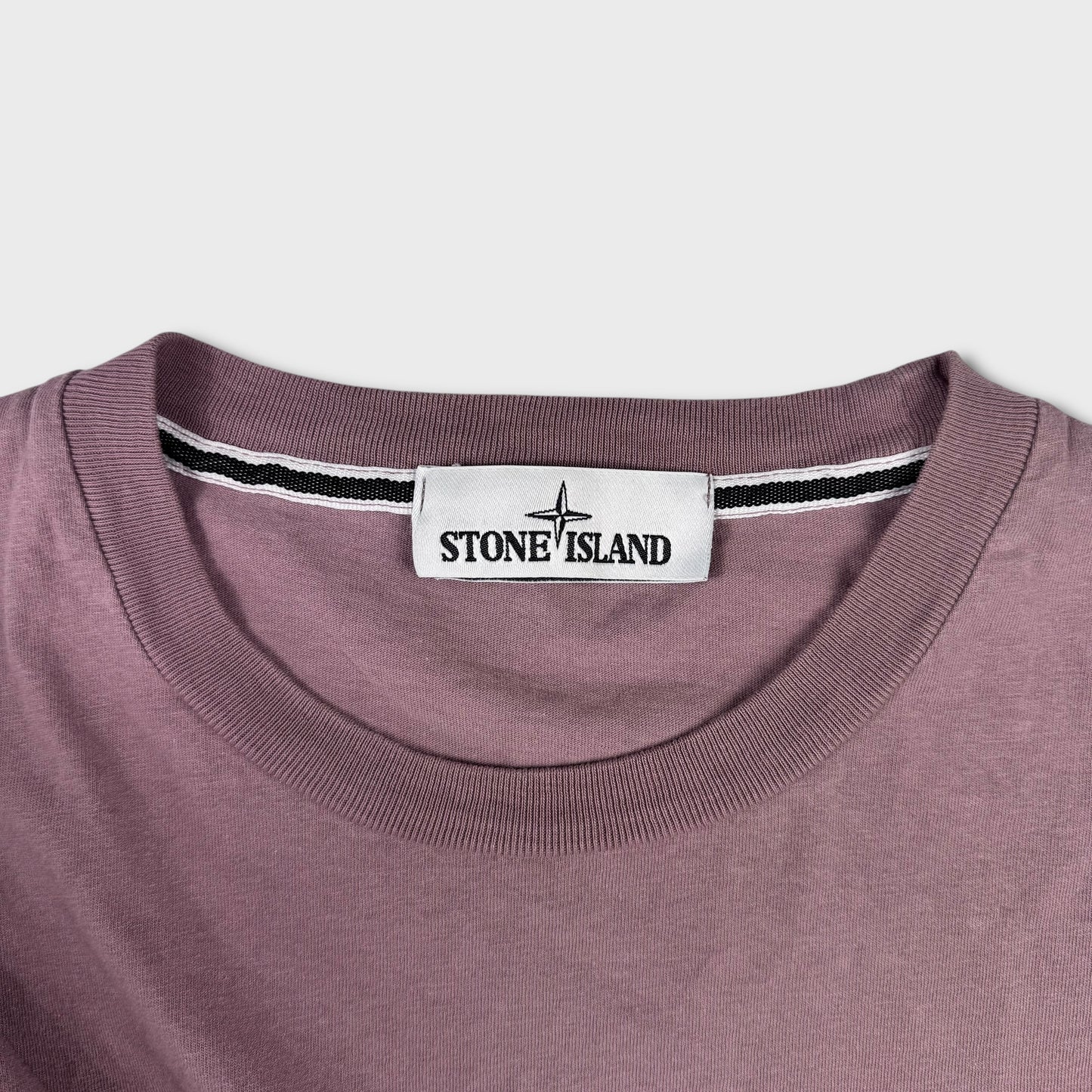 Stone Island Pink Spellout T-Shirt M
