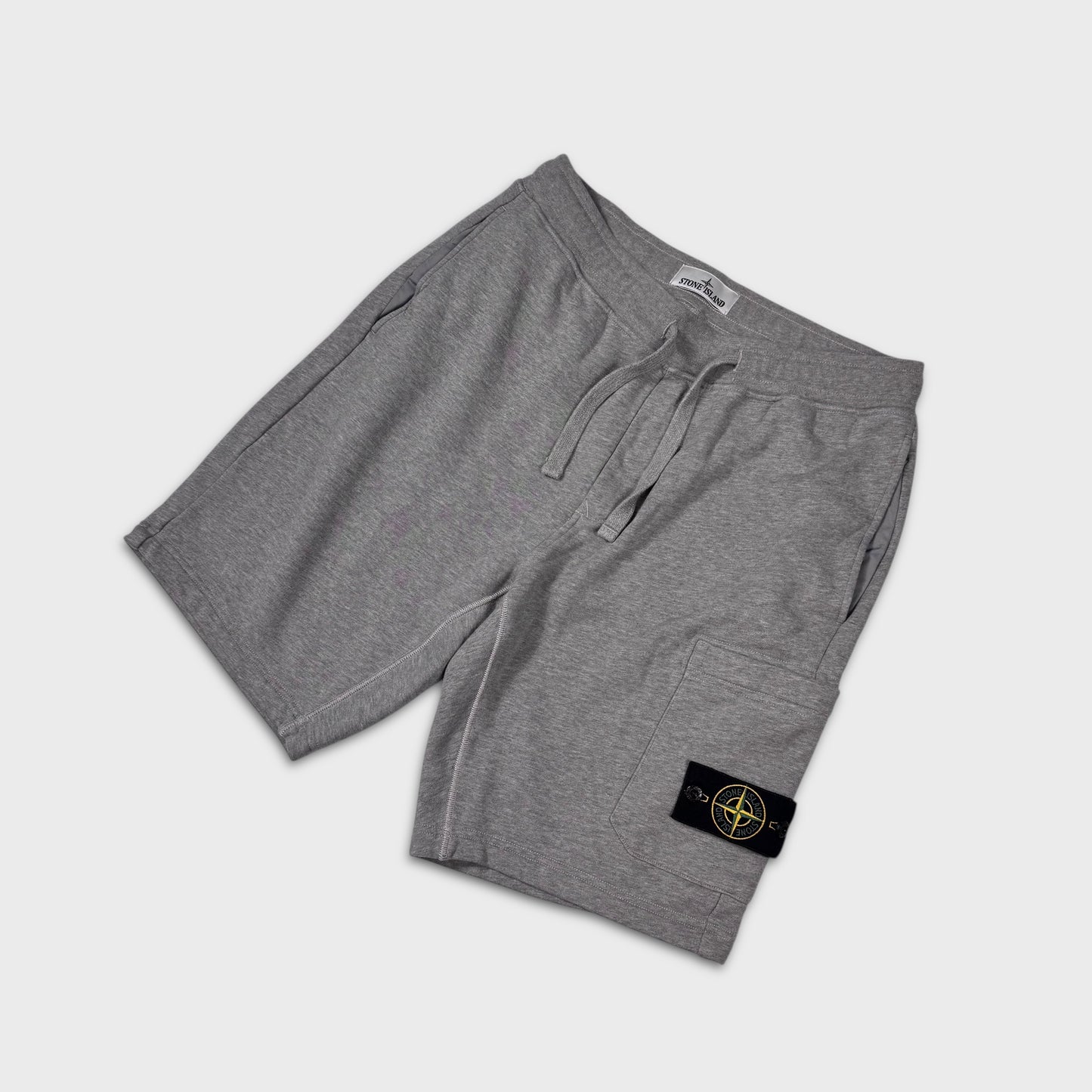 Stone Island Grey Cotton Shorts M