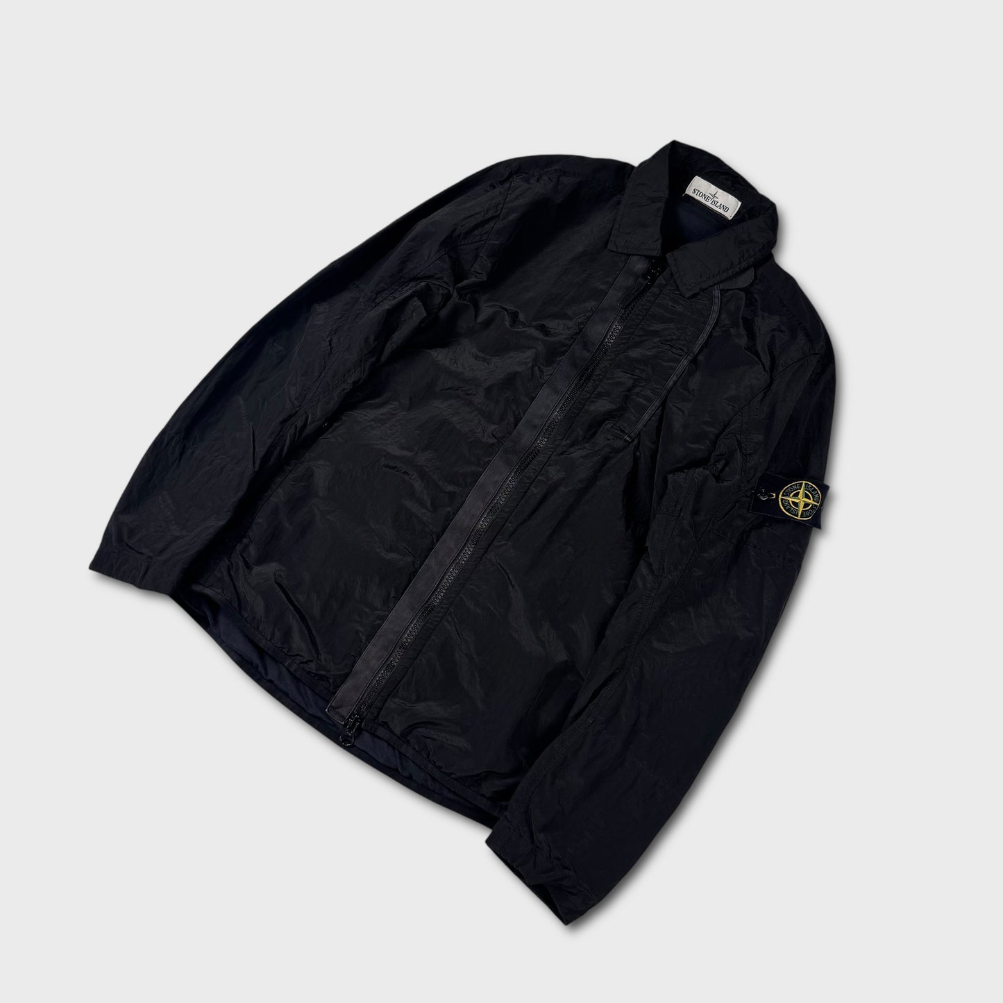Stone Island Black Lines Nylon Metal Overshirt S