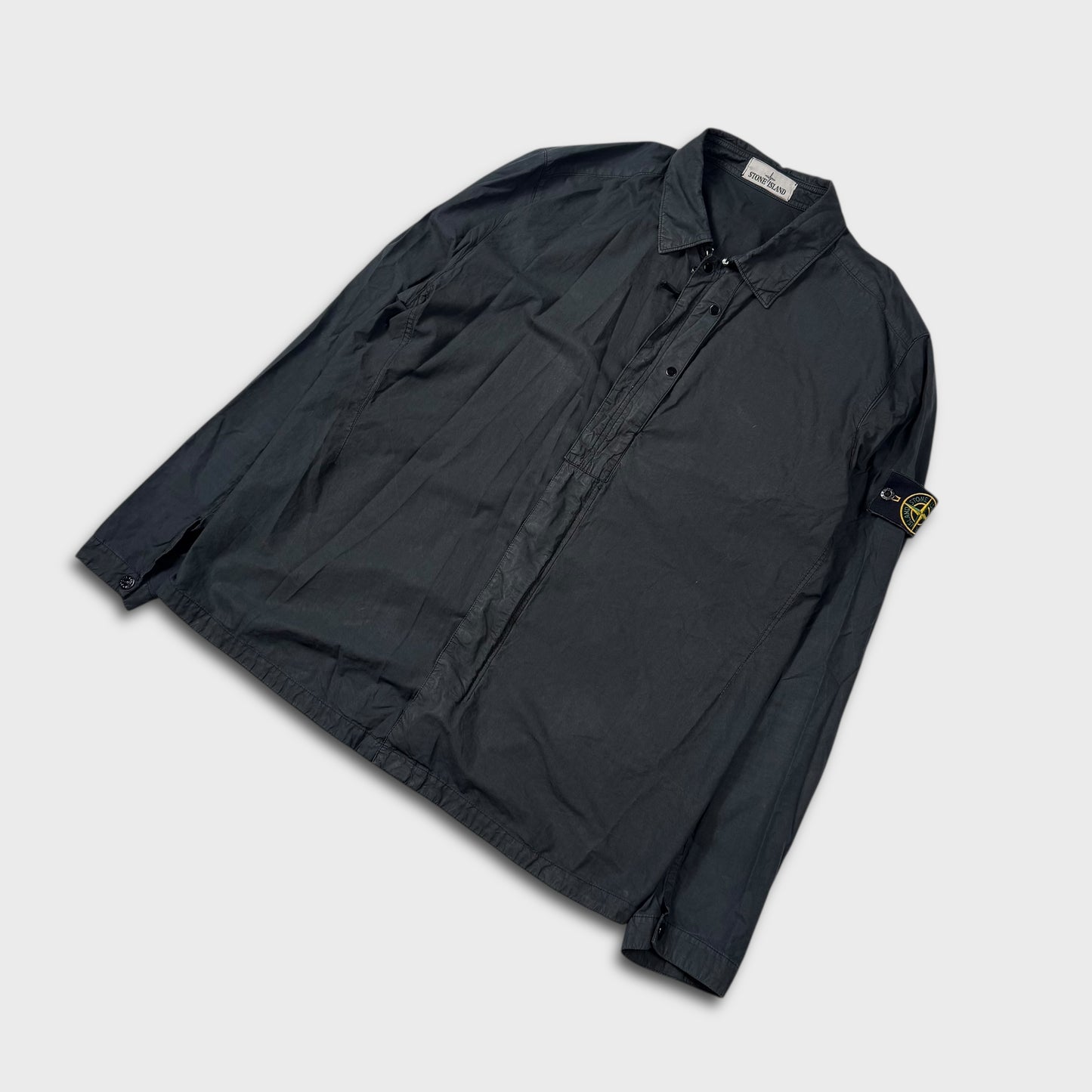 Stone Island Black Tela Overshirt XL